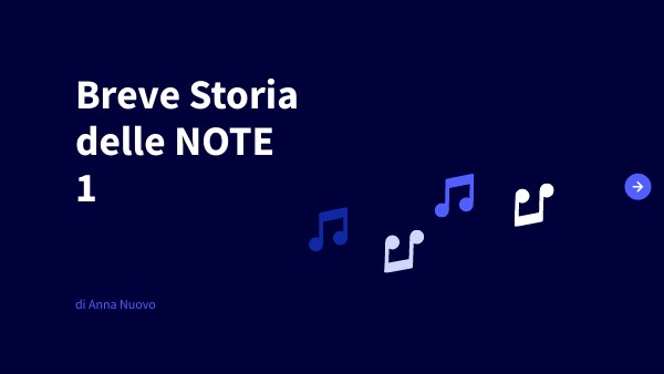 Storia delle NOTE 1 - i nomi | Genially