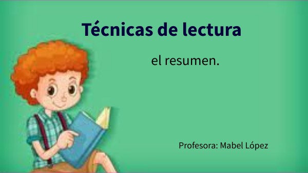 El resumen | Genially