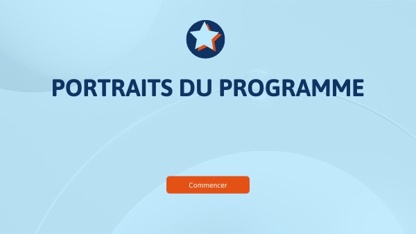 Portraits du programme