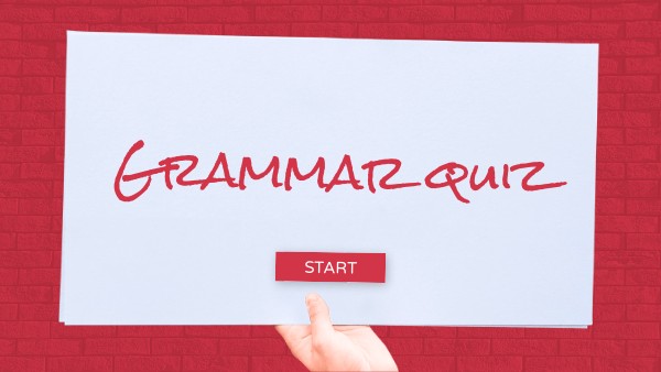 Grammar quiz | Genially
