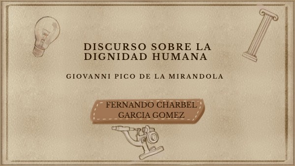 El Discurso De La Dignidad Humana