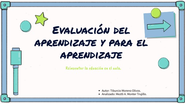 evaluación del aprendizaje y para el aprendizaje | Genially
