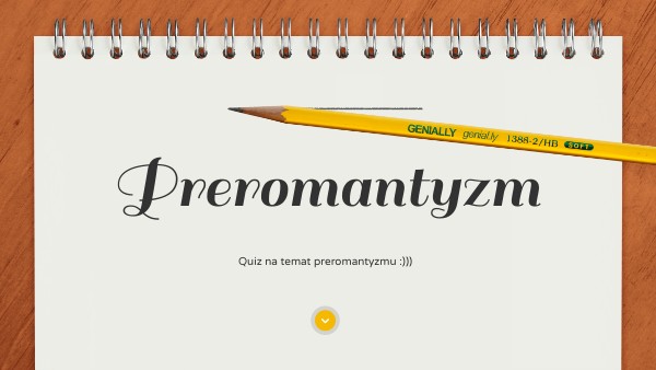 Quiz preromantyzm | Genially