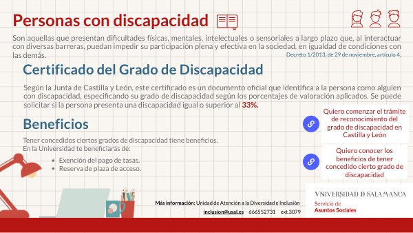Personas con discapacidad | Genially