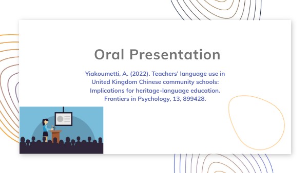 Oral Presentation | Genially
