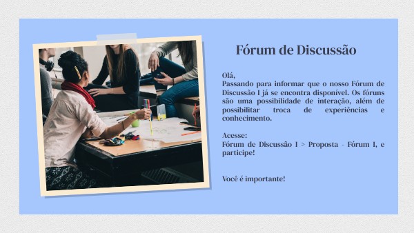 Fórum de Discussão | Genially