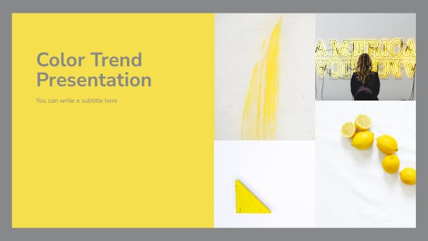 COLOR TREND PRESENTATION