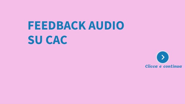FEEDBACK AUDIO 1