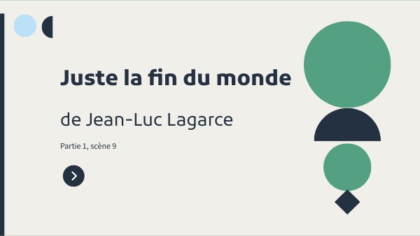 Juste la fin du monde scène 9