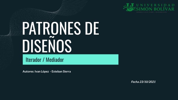 Patrones de diseños | Genially