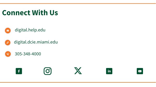 Connect With Us