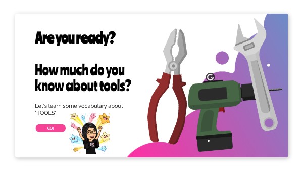 TOOLS VOCABULARY! | Genially