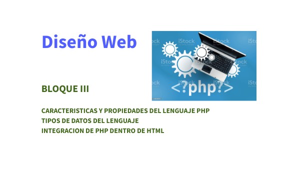 DISEÑO WEB | Genially