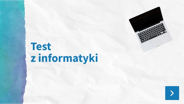 Test Z Informatyki Klasa 5 Paint Test z informatyki | Genially