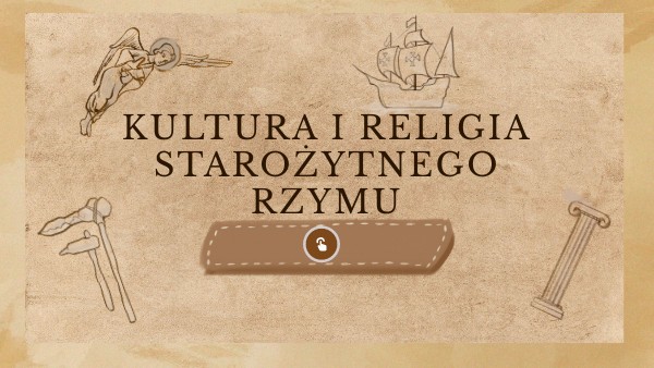 kultura i religia starożytnego Rzymu