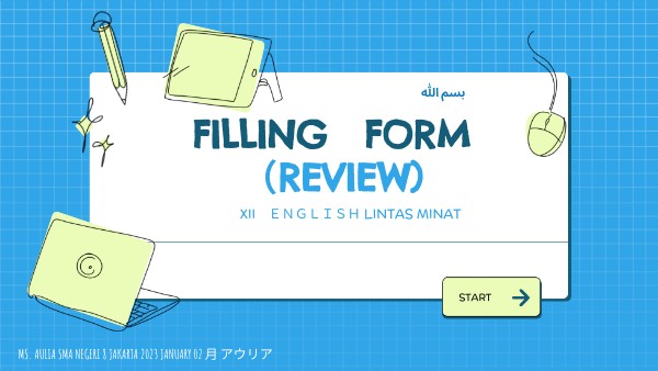1 FILLING FORM