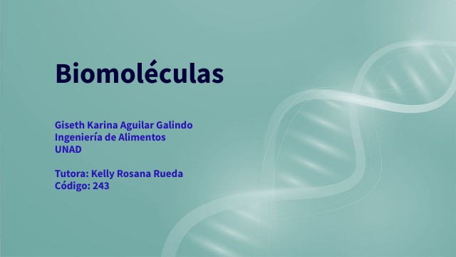 BIOMOLÉCULAS - ACTIVIDAD 2 | Genially