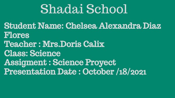 SCIENCE PROYECT | Genially