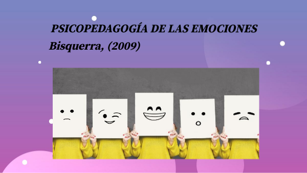 Psicopedagogía de las emociones