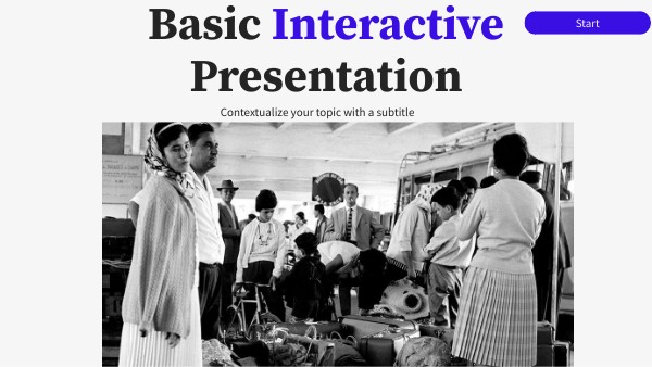 Présentation interactive basique