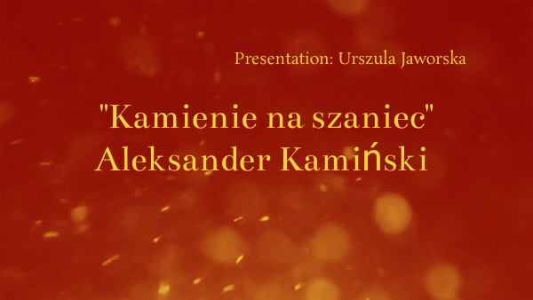 Kamienie na szaniec | Genially