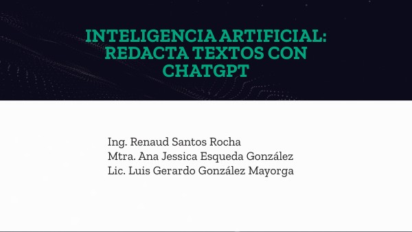 Copia - Inteligencia Artificial: Transforma tu clase y tu trabajo con ...