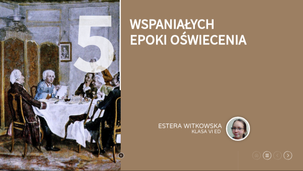 5 wspaniałych epoki oświecenia