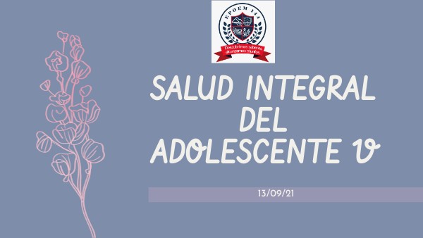 Salud integral del adolescente V
