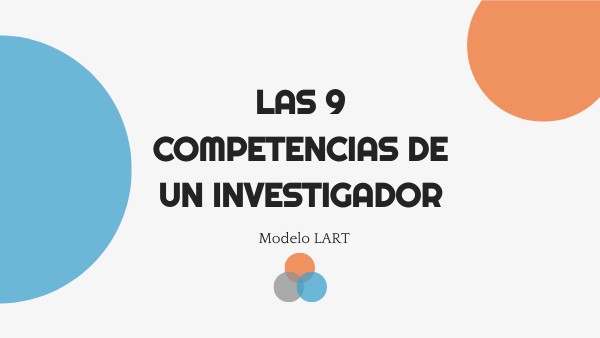 Las 9 competencias de un investigador | Genially