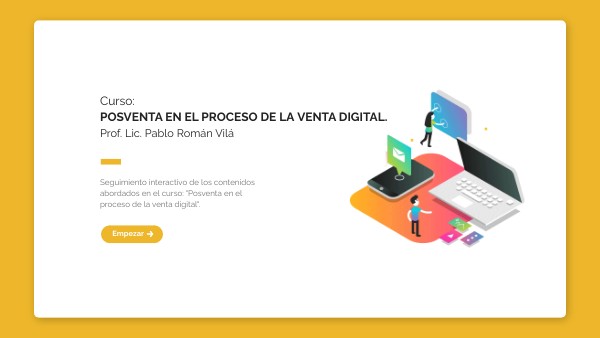 Curso: Posventa en el proceso de la venta digital | CAME | Genially