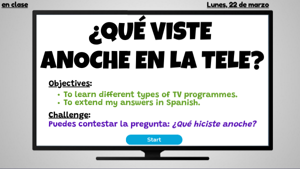 8S 3. TV PROGRAMMES 1 | Genially