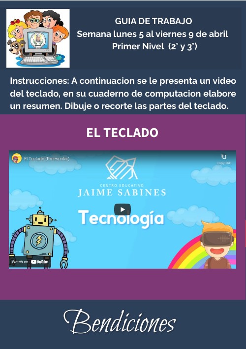 Guia I Nivel EL TECLADO | Genially