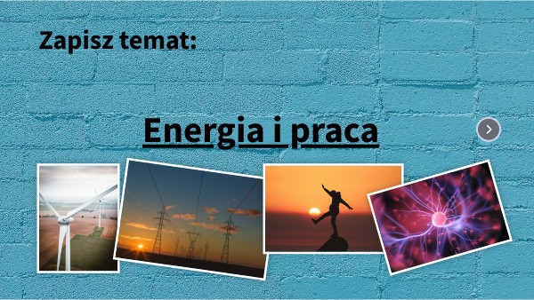 Energia i praca | Genially