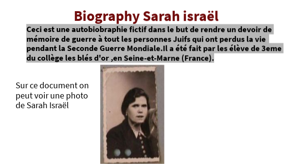 Sarah israel