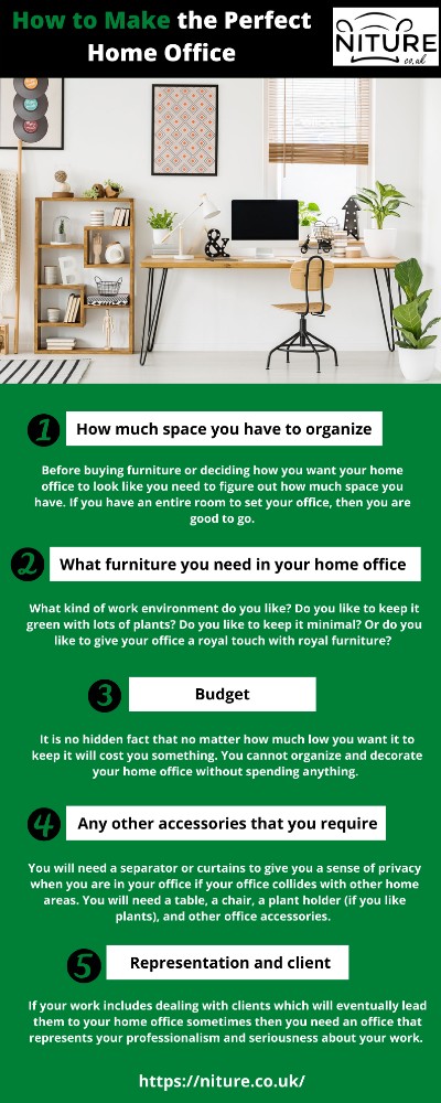 Make the Perfect Home Office Furniture - Niture Ltd | Genially