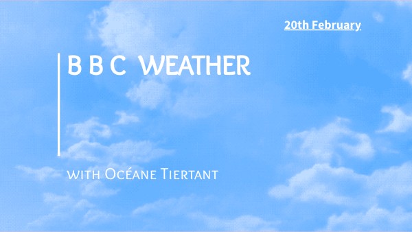 weather forecast | Genially