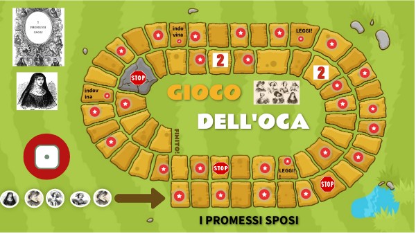 Gioco Dell'Oca Di Bergamo – 430491, 2-6 Giocatori, 5+ Anni