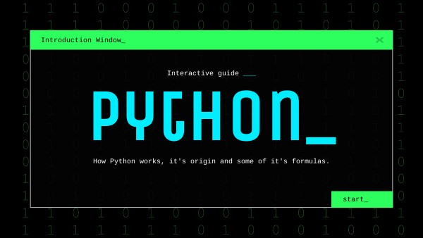 Python presentation