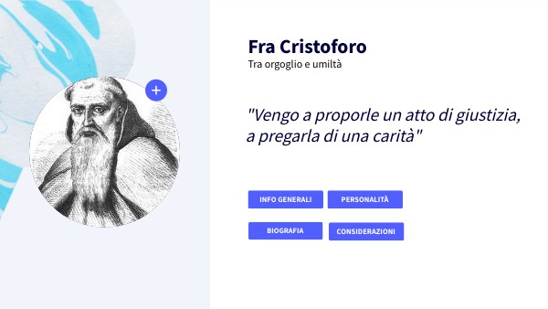 Fra Cristoforo Descrizione Fisica E Caratteriale Fra Cristoforo