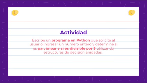 actividad python | Genially