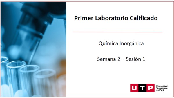 LAB. REMOTO .QUIMICA INORGANICA -UTP
