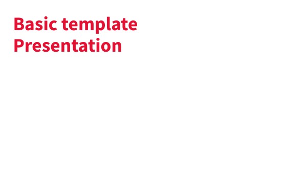 BASIC PRESENTATION