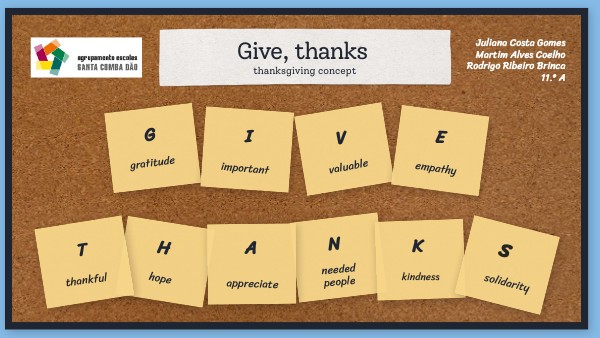 Give, thanks