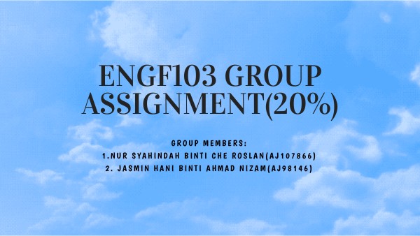 ENGF103 GROUP ASSIGNMENT | Genially