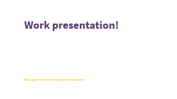 BASIC PRESENTATION