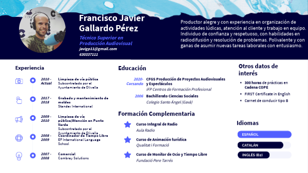 CV GENIAL Javi | Genially