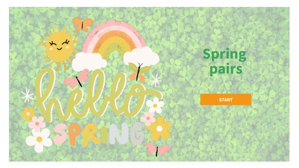 Making pairs of spring objects | Genially