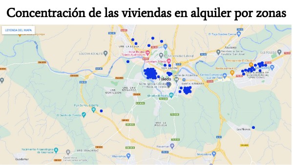 Concentración de las viviendas en alquiler por zonas | Genially