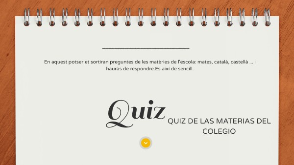 QUIZ COLEGIO | Genially