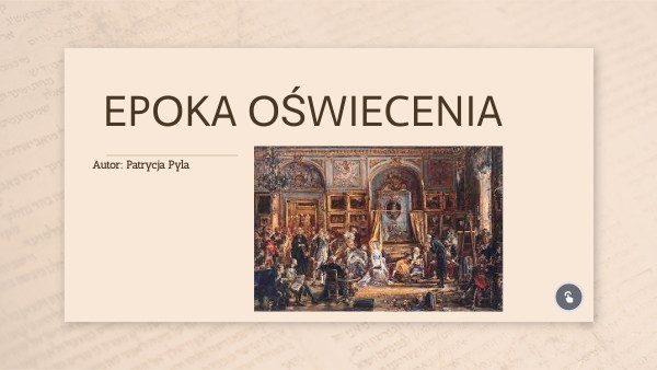 Epoka oświecenia | Genially